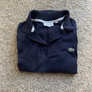 Lacoste Polo Shirt - Medium Men Dimensional Blue Great Condition
